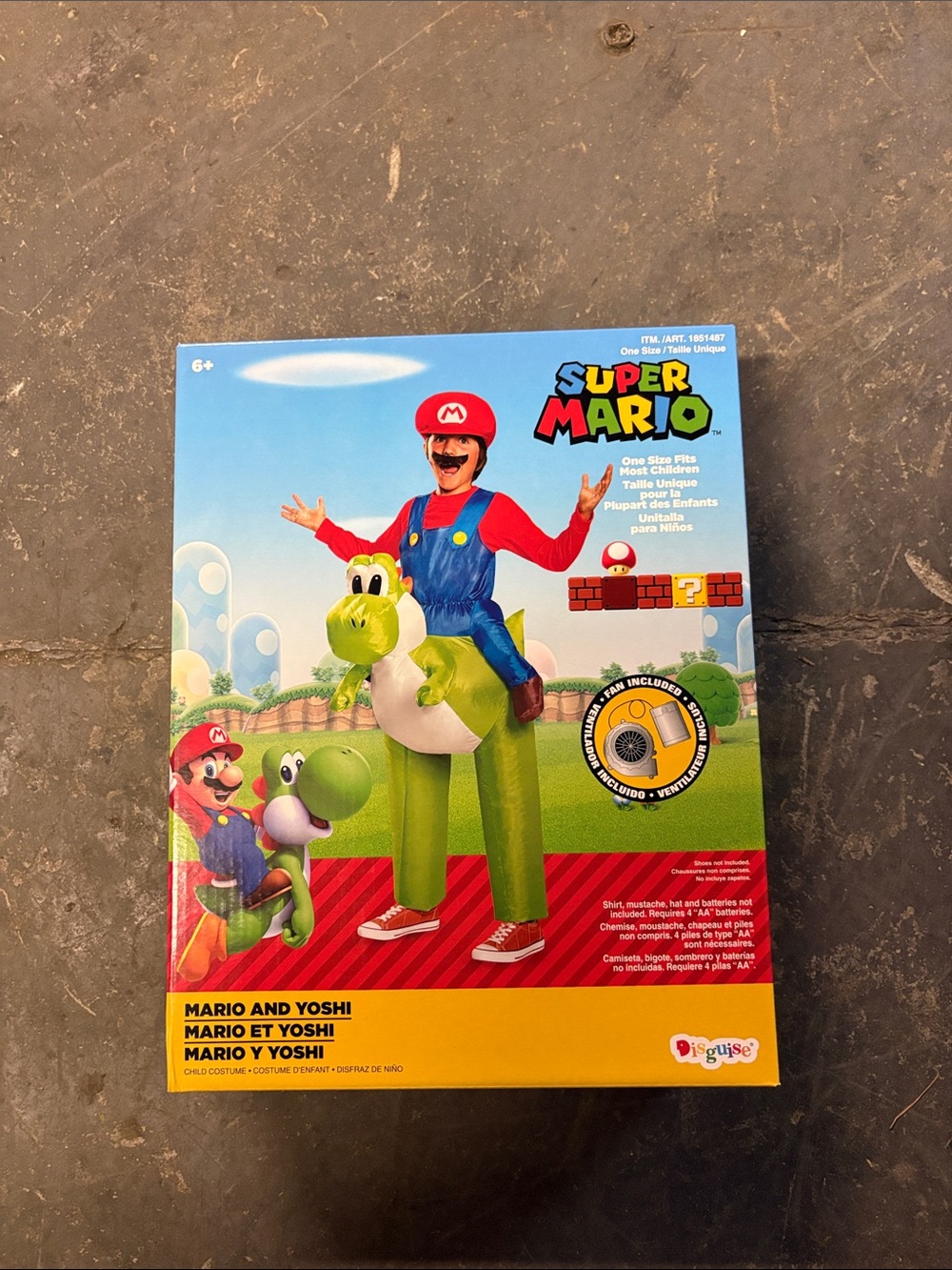 Children’s Mario & Luigi Blow up Costume